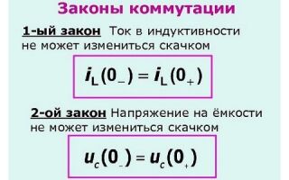 Первый и второй закон коммутации