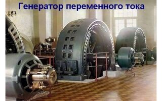 Принцип работы генератора переменного тока